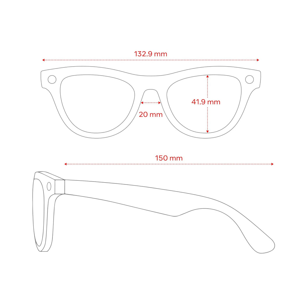 Ray-Ban Meta (Gen 2), Skyler, Shiny Black | Smart AI Glasses for Men, Women — 2x Battery Life — 3K Ultra HD Resolution — 12 MP Ultra-Wide Camera, Audio, Video — Green Lenses — Wearable Technology