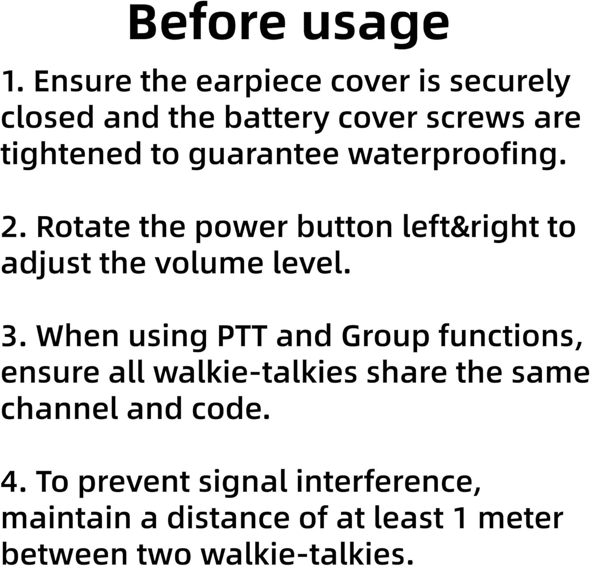 KETELESE T4 Two Way Radio with Earpiece and Mic, FRS 22 Channel Walkie Talkie Long Range, IP67 Waterproof Walkie Talkies, Weather Alert, PTT Group, VOX, Yellow, 6Pack