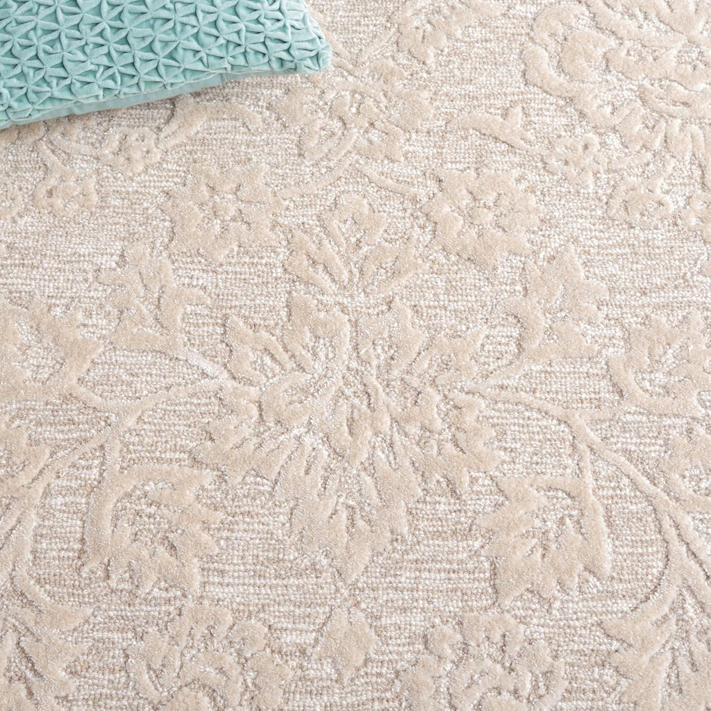 SAFAVIEH Glamour Collection Area Rug - 8' x 10', Beige & Ivory, Contemporary Design, Ideal for High Traffic Areas in Living Room, Bedroom & Dining Room (GLM551B-810)