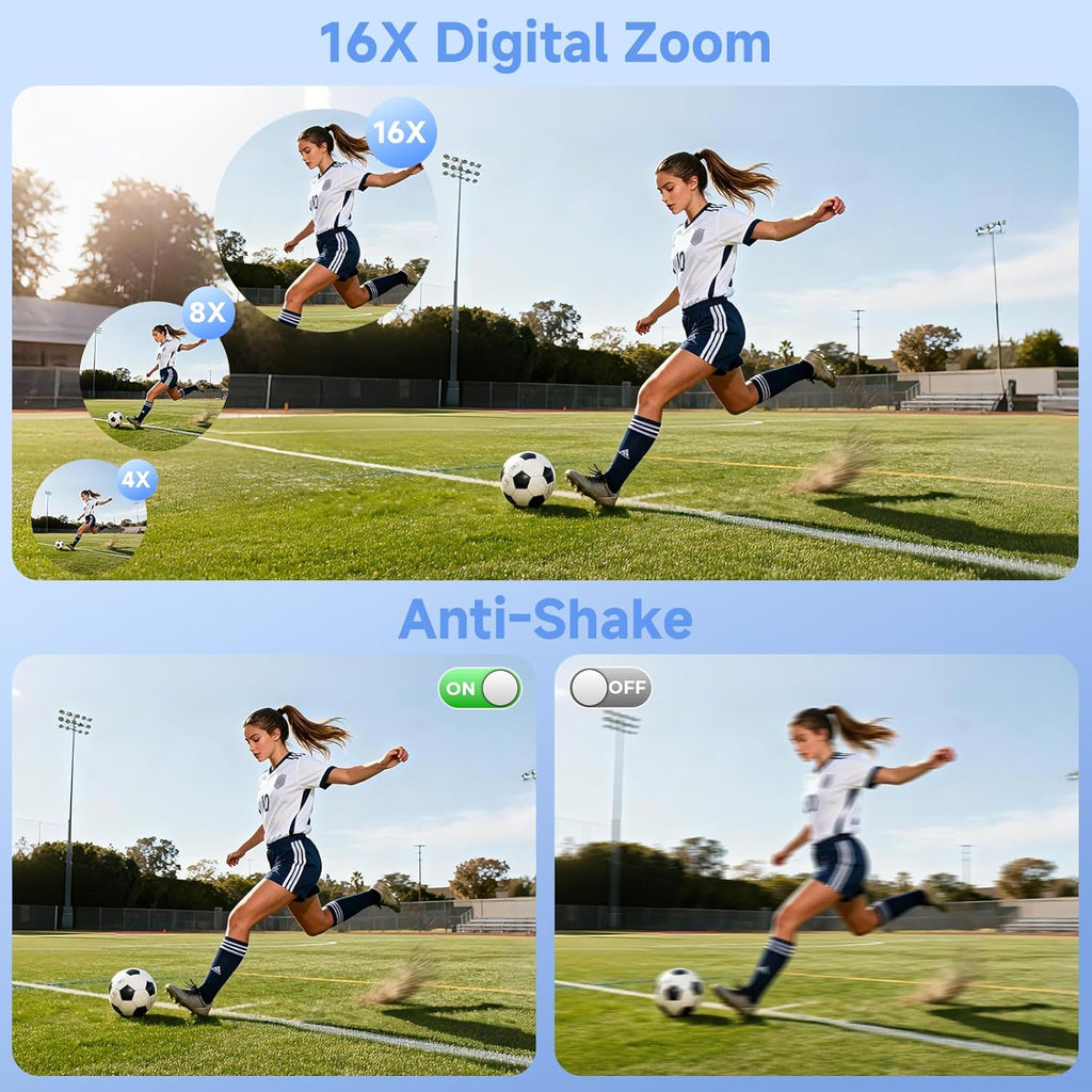 Digital Camera,UHD 75MP 5K Digital Cameras for Photography with WiFi,64GB SD Card Vlogging Travel Camera for YouTube,Featuring 3" 180°Flip Screen,Suitable for Beginners and Teens,Black