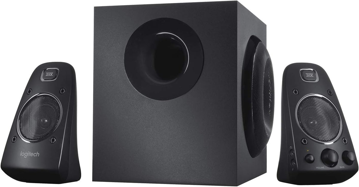 Logitech Z623 400 Watt Home Speaker System, 2.1 Speaker System - Black