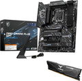 MSI Z890 Gaming Plus WiFi Motherboard,ATX-Supports Core Ultra Series 2 Intel,LGA 1851,DDR5,PCIe 5.0,M.2,SATA,5Gbps LAN,USB C,WiFi 7,Bluetooth 5.4,Thunderbolt 4+HIGH-Speed DDR5 RAM 16GB(1x16GB) Bundle