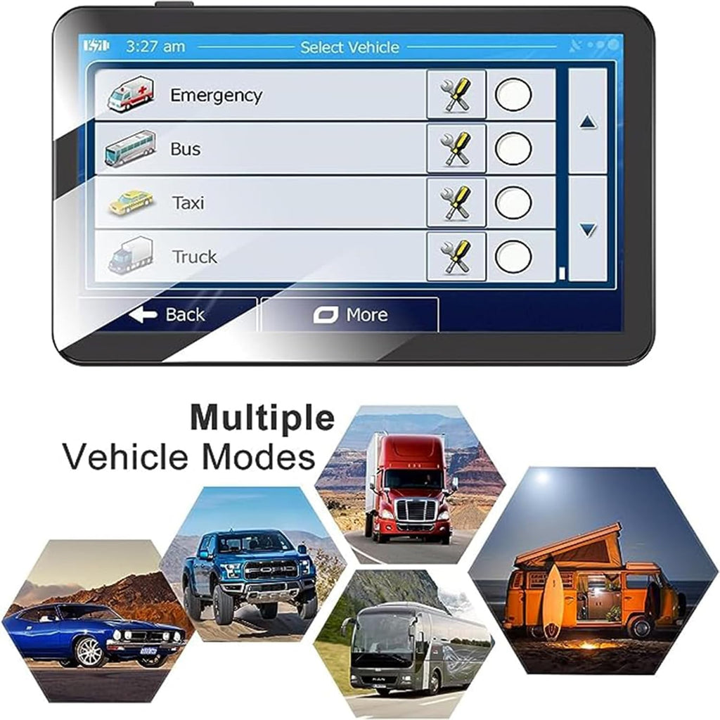 GPS Navigator for Car, Latest 2026 Map 9-inch Touch Screen 16GB GPS Navigation System,Truck GPS Navigation System,Voice Guidance and Speed Camera Warning GPS,Provides Lifetime Live Map Updates