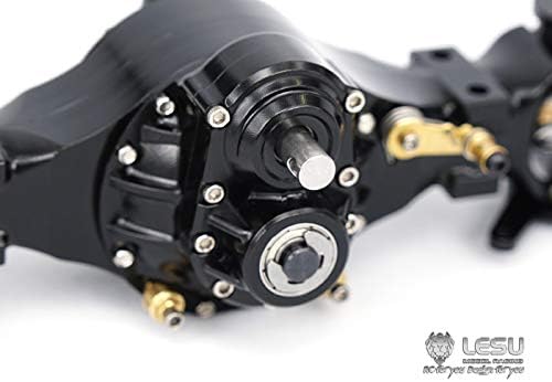 Lesu Metal Front Axle B Differential Lock Rc 1/14 Tractor Car Truck Tmy Model