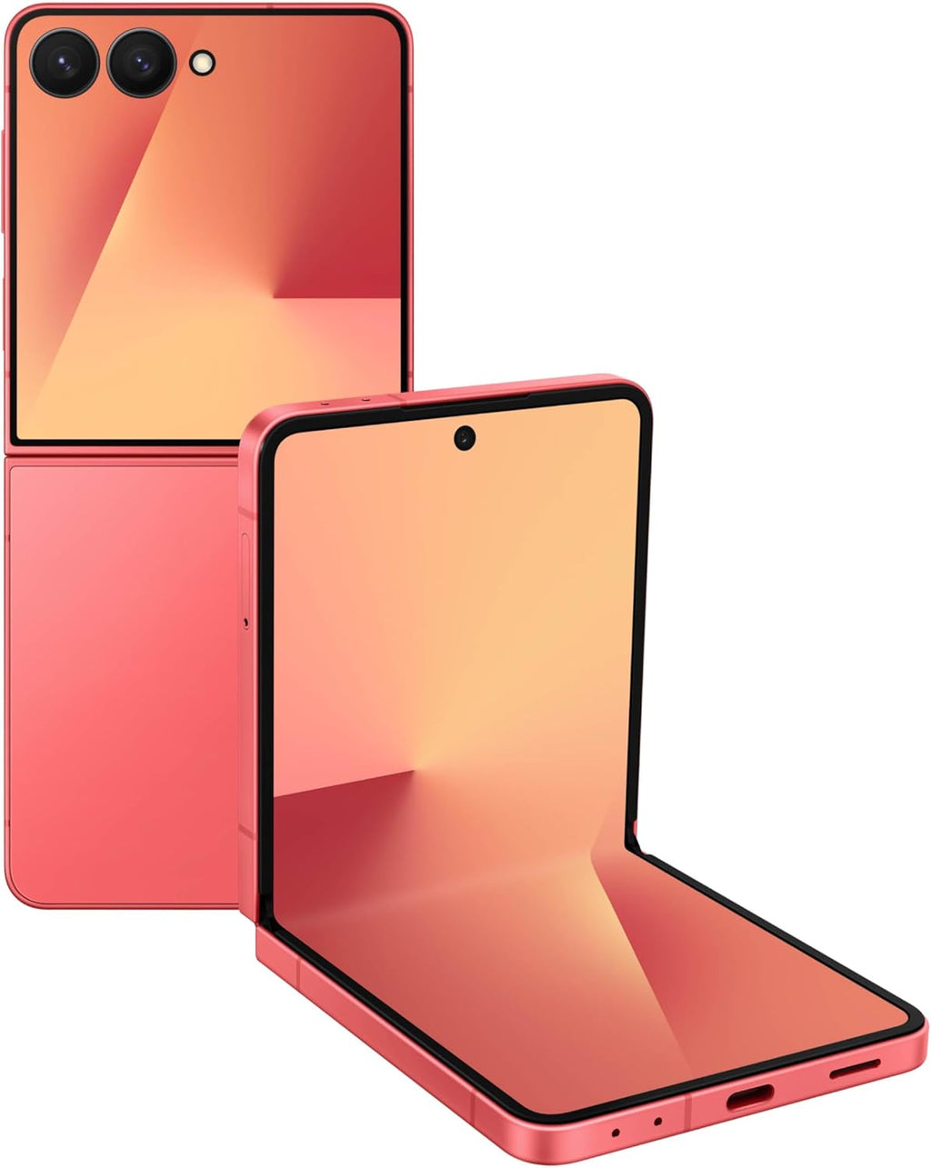 Samsung Galaxy Z Flip7, 256GB, Coral Red - Unlocked (Renewed)