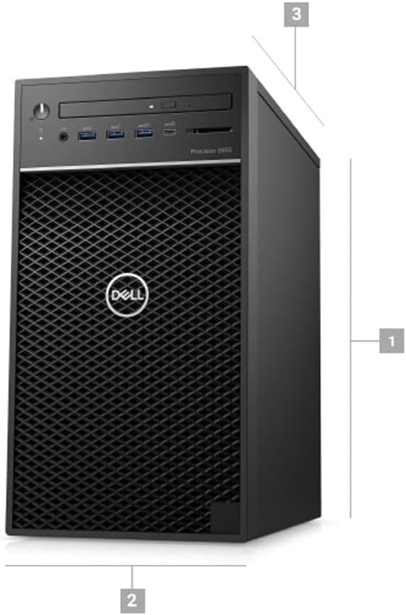 Dell Precision 3650 Workstation Desktop | Core i5-11500 - 1TB HDD Hard Drive - 16GB RAM | 6 cores @ 4.6 GHz Win 11 Pro Black (Renewed)