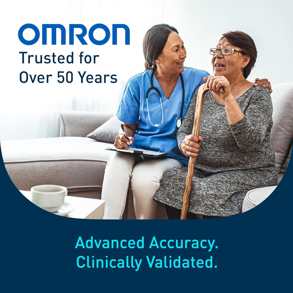 OMRON Platinum Blood Pressure Monitor for Home Use & Upper Arm Blood Pressure Cuff - #1 Doctor & Pharmacist Recommended Brand - Clinically Validated - AFib Detection - Connect App