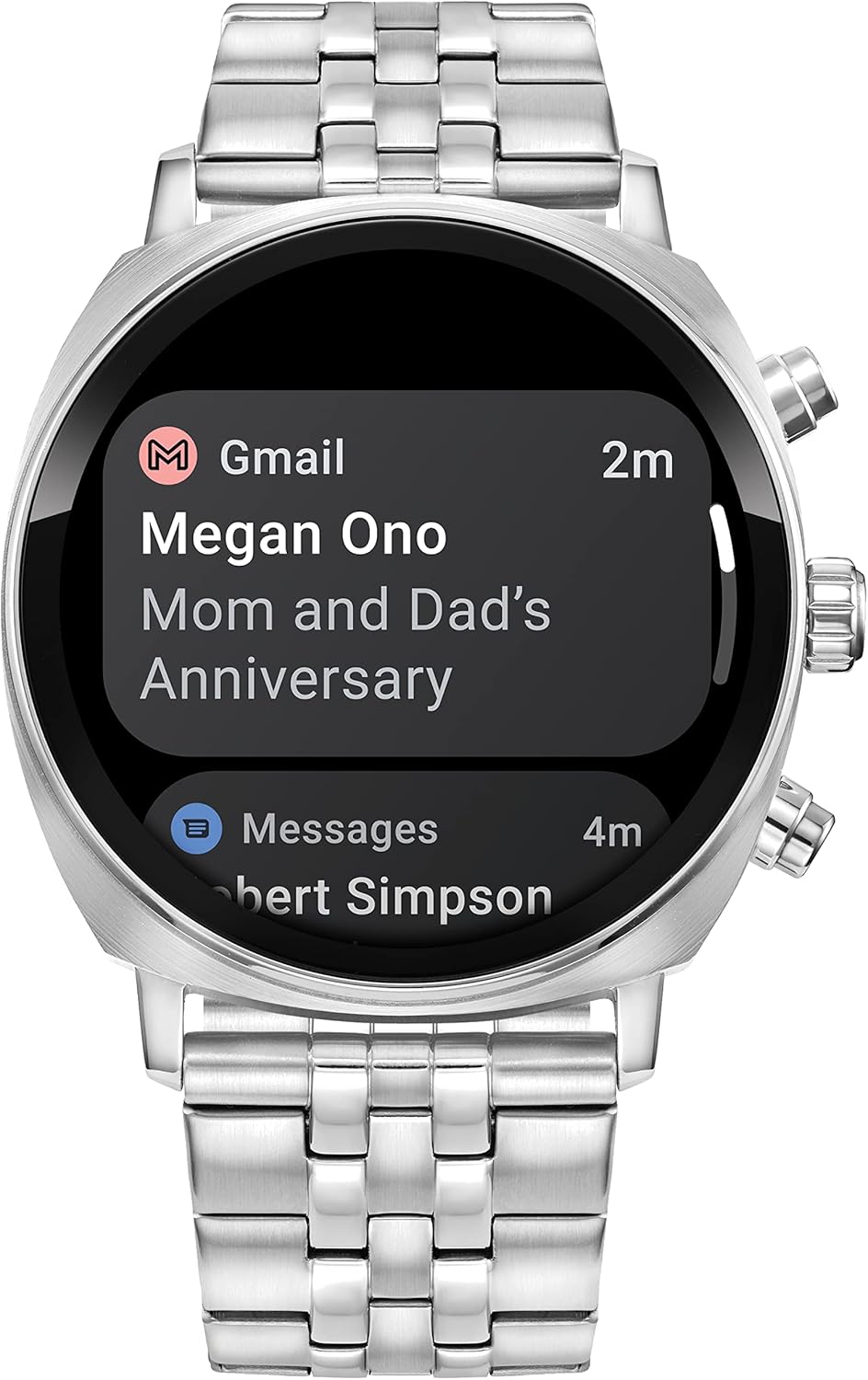 Citizen CZ Smart PQ2 41MM Unisex Smartwatch with YouQ App with IBM Watson® AI and NASA Research, Wear OS by Google, HR, GPS, Fitness Tracker, Amazon Alexa™, iPhone Android Compatible, IPX6 Rating