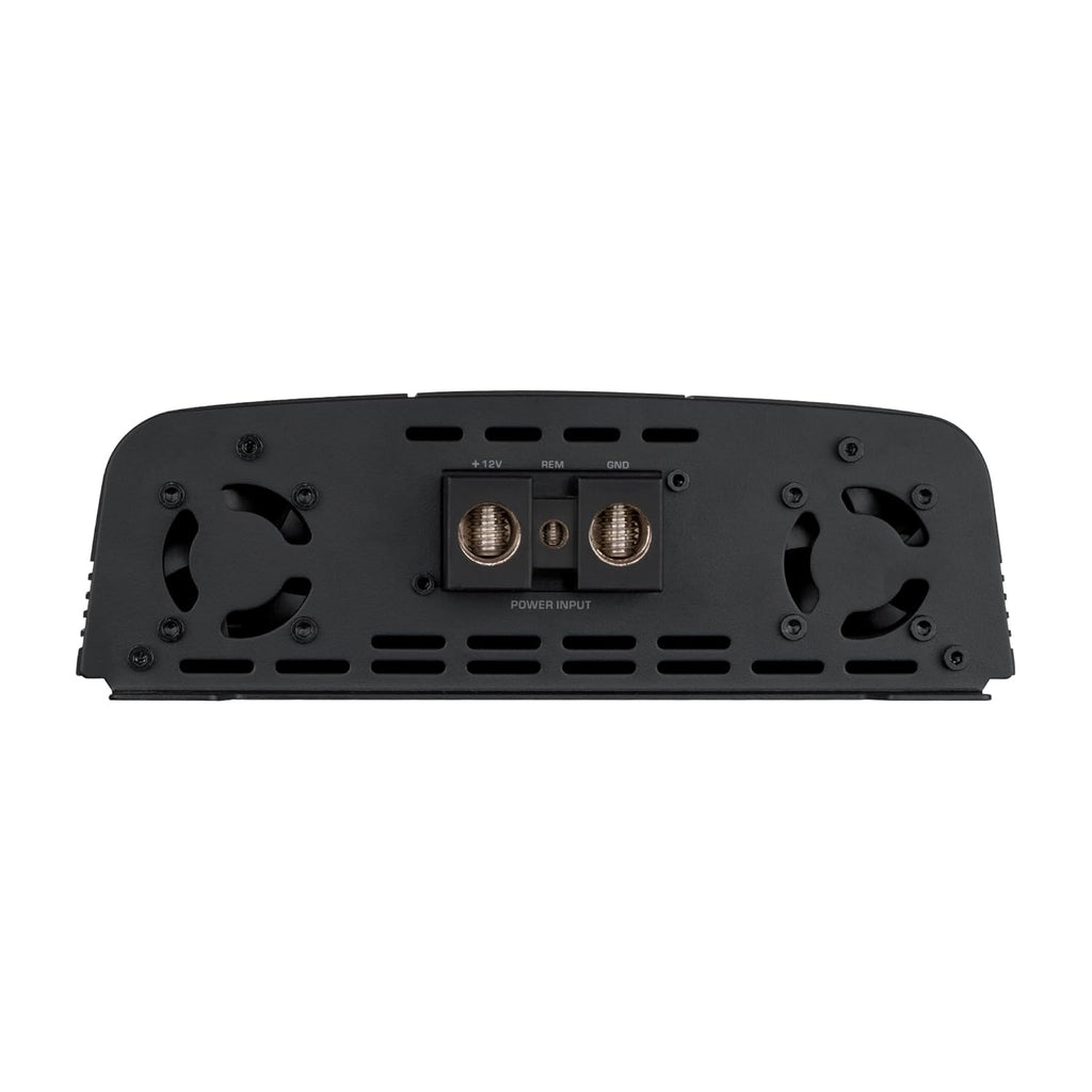 Audiopipe 5000 Watts Full Range Class D Mosfet Amplifier (APHF-5000D-H2), 4-Point Protection System, 2 Ohm, BTL Mode, Remote Bass Control Knob