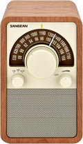 AM/FM Table Top Wooden Radio (Walnut)