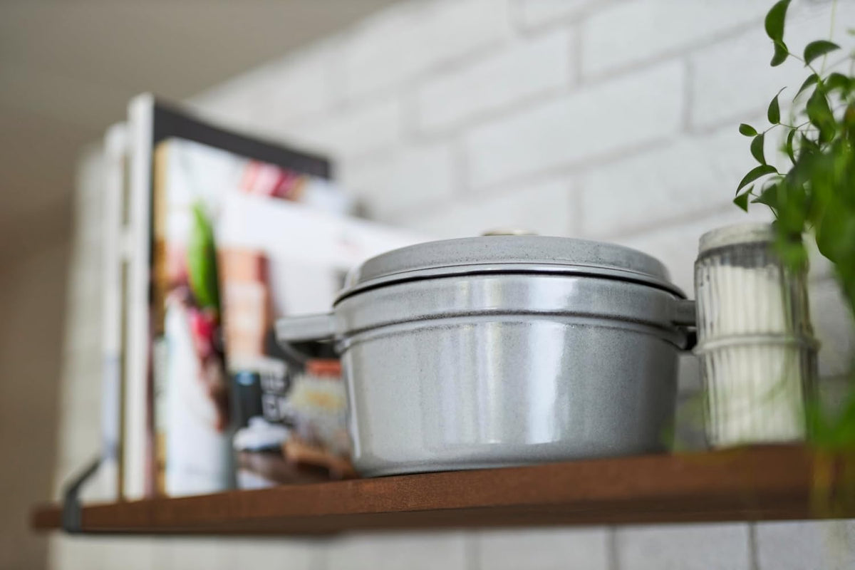 Staub Mini Round Dutch Oven 0.75-Quart Graphite Grey by staub (Stove)