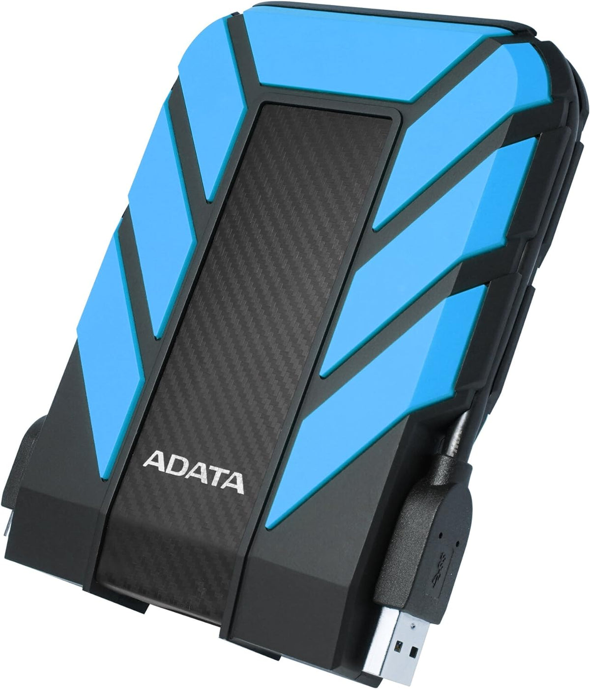 ADATA HD710 Pro - 2 TB External Hard Drive - Shockproof, Waterproof & Dustproof - Durable Storage - For Gamers, Students & Professionals - Mac, PC & Linux Compatible - Blue - AHD710P-2TU31-CBL