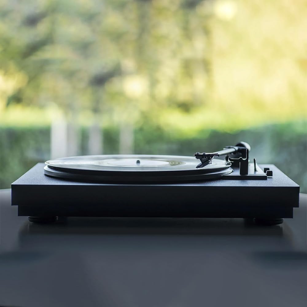Pro-Ject Automat A1 Fully Automatic Turntable with Ortofon OM10 and Phono Stage (Black)