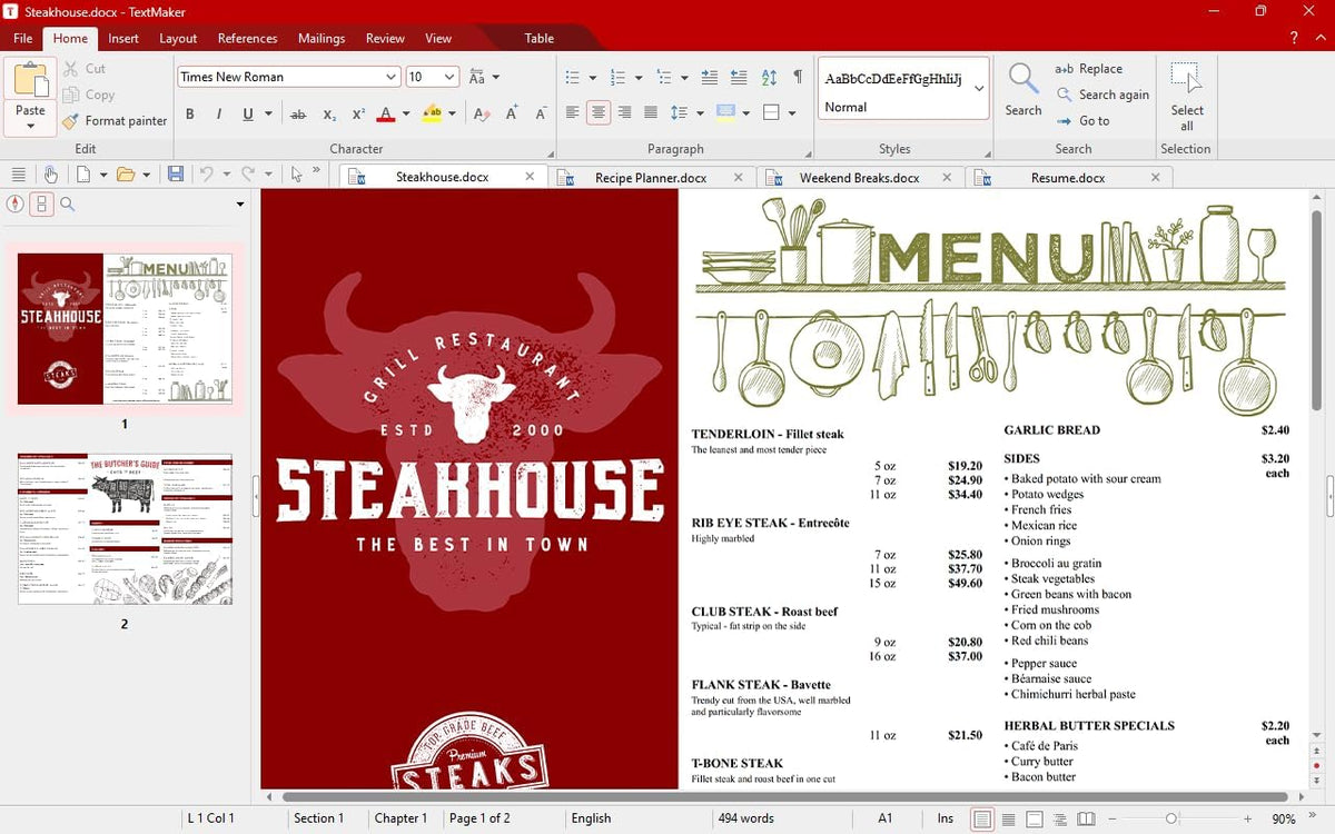 SoftMaker Office Standard 2024 (5 users) for Windows, Mac and Linux PC/Mac Online Code