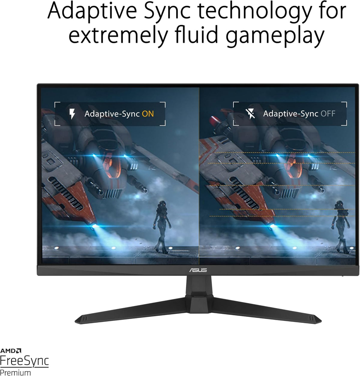 ASUS TUF Gaming 24” (23.8 inch viewable) 1080P Monitor (VG249Q3A) - Full HD, 180Hz, 1ms, Fast IPS, Extreme Low Motion Blur, FreeSync Premium, Speakers, DisplayPort, HDMI, Variable Overdrive, 99% sRGB