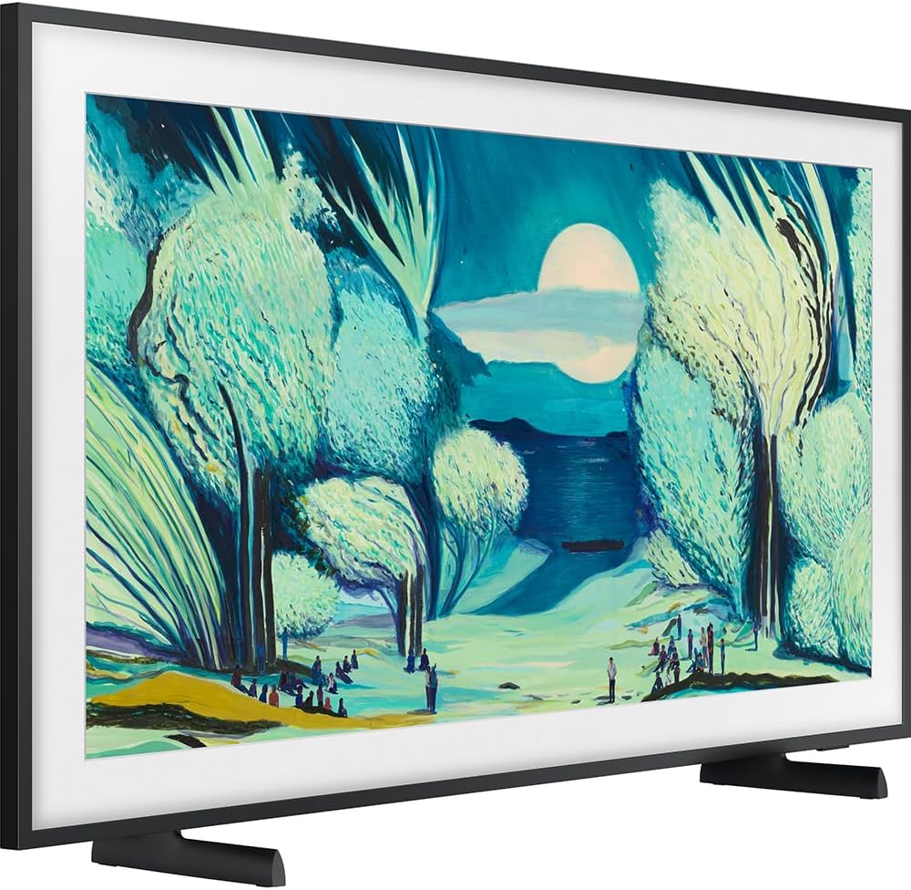 Samsung QN43LS03FA 43" The Frame QLED 4K AI TV (2025) Bundle with Modern White Bezel, CPS 26 Month Protection, Slim Flat Mount, 2X HDMI Cables & Deco Gear Complete Home Theater Beginner's Guidebook