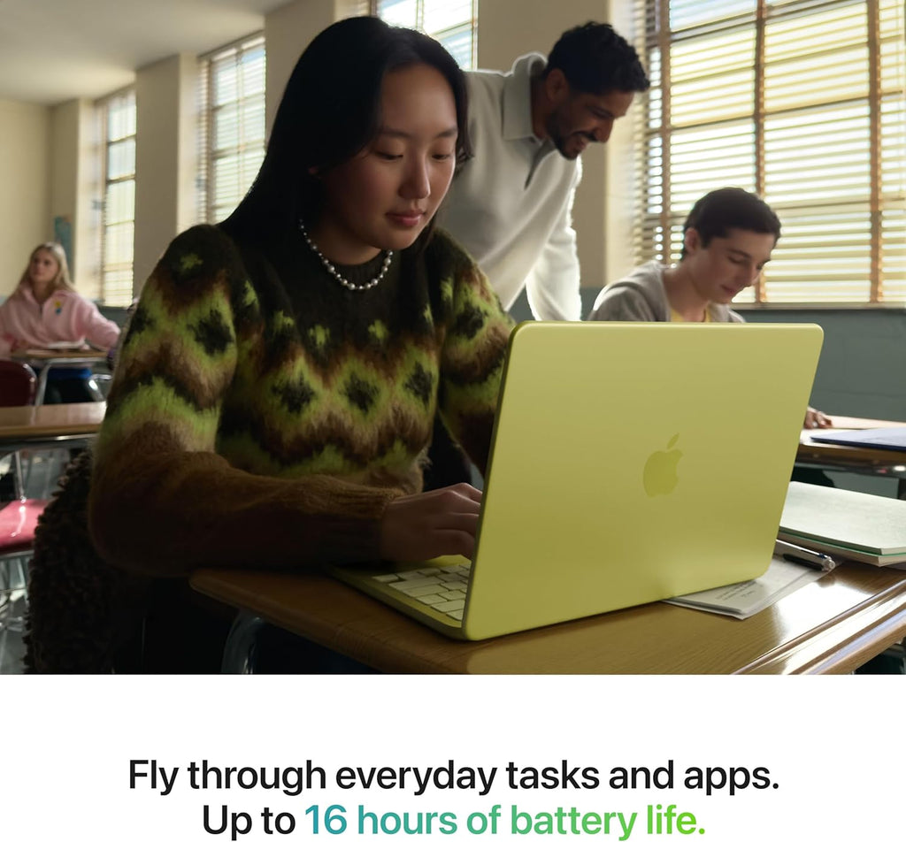 Apple 2026 MacBook Neo 13-inch Laptop with A18 Pro chip: Built for AI and Apple Intelligence, Liquid Retina Display, 8GB Unified Memory, 512GB SSD Storage, 1080p FaceTime HD Camera, Touch ID; Citrus