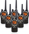 Midland GXT1000VP4 50 Channel GMRS Two-Way Radio - Up to 36 Mile Range Walkie Talkie - Black/Silver (Pack of 6)