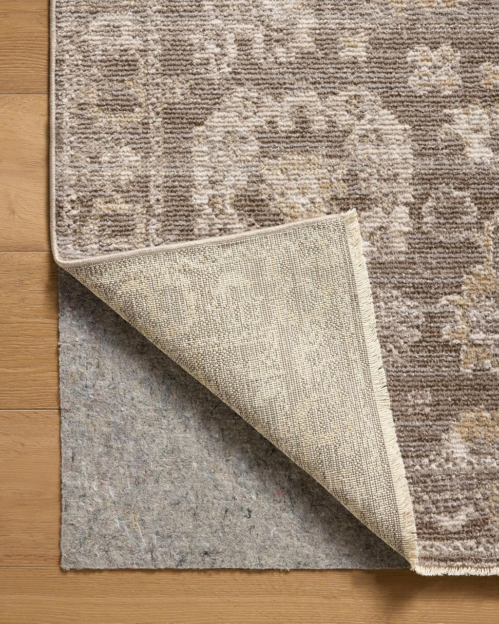 Loloi Magnolia Home by Joanna Gaines Pace Collection PAC-03 Taupe/Wheat 7'-10" x 10' Area Rug