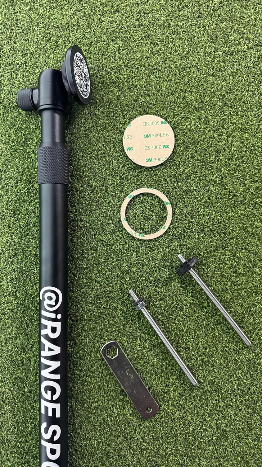 @iRangeSports Stick EXT w/MagSafe Compatible Puck - Golf Monopod, Strong Magnetic, Lightweight, Portable Phone & Tablet Stand - Film Steady Video for Golf, Vlogs, Sports, Home, Digital Creators