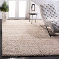 SAFAVIEH Area Rug 8x10 - California Shag Collection - Large - Beige, Non-Shedding & Easy to Clean, Ultra Plush Thick Pile, Ideal for Living Room, Bedroom, Dining Space (SG151-1313)