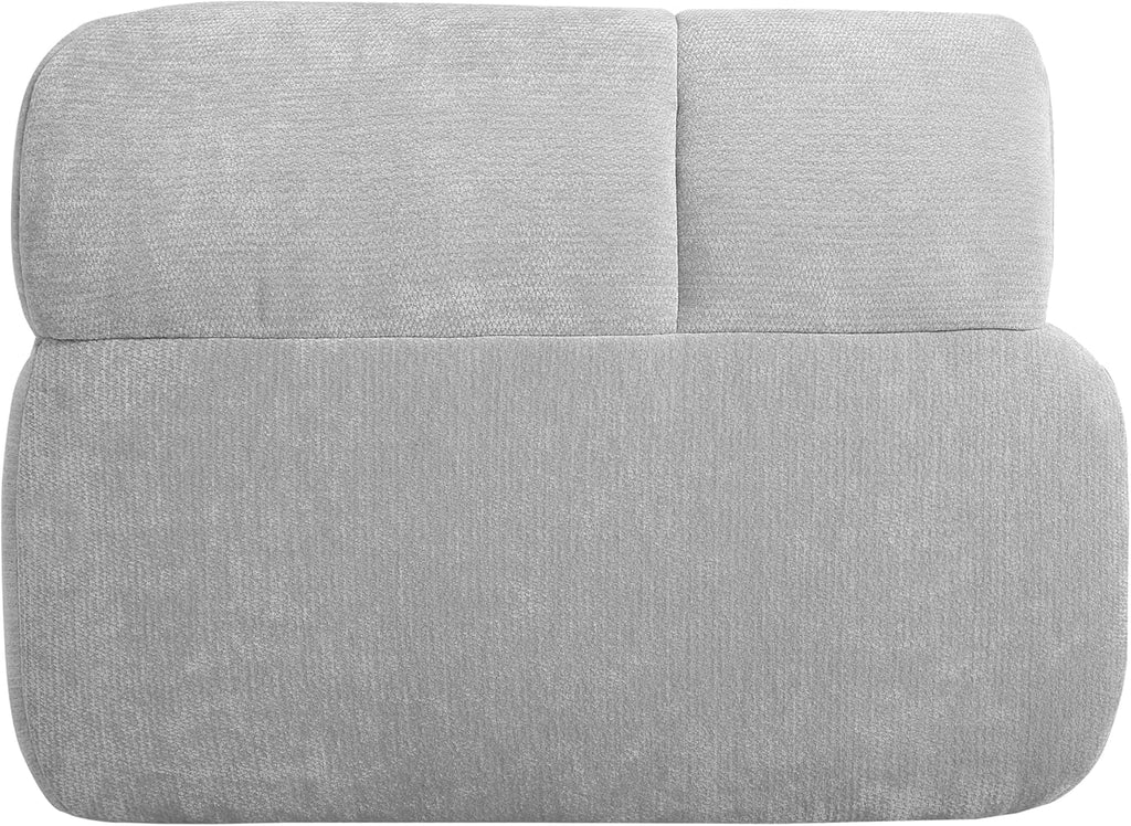 Christopher Knight Home Mania 122" Modular L-Shape Sofa Couch with Chaise Lounge, Modern Sectional Sofa Set for Living Room, Boucle Fabric Upholstered Cloud Couch with Deep Seat, Gray