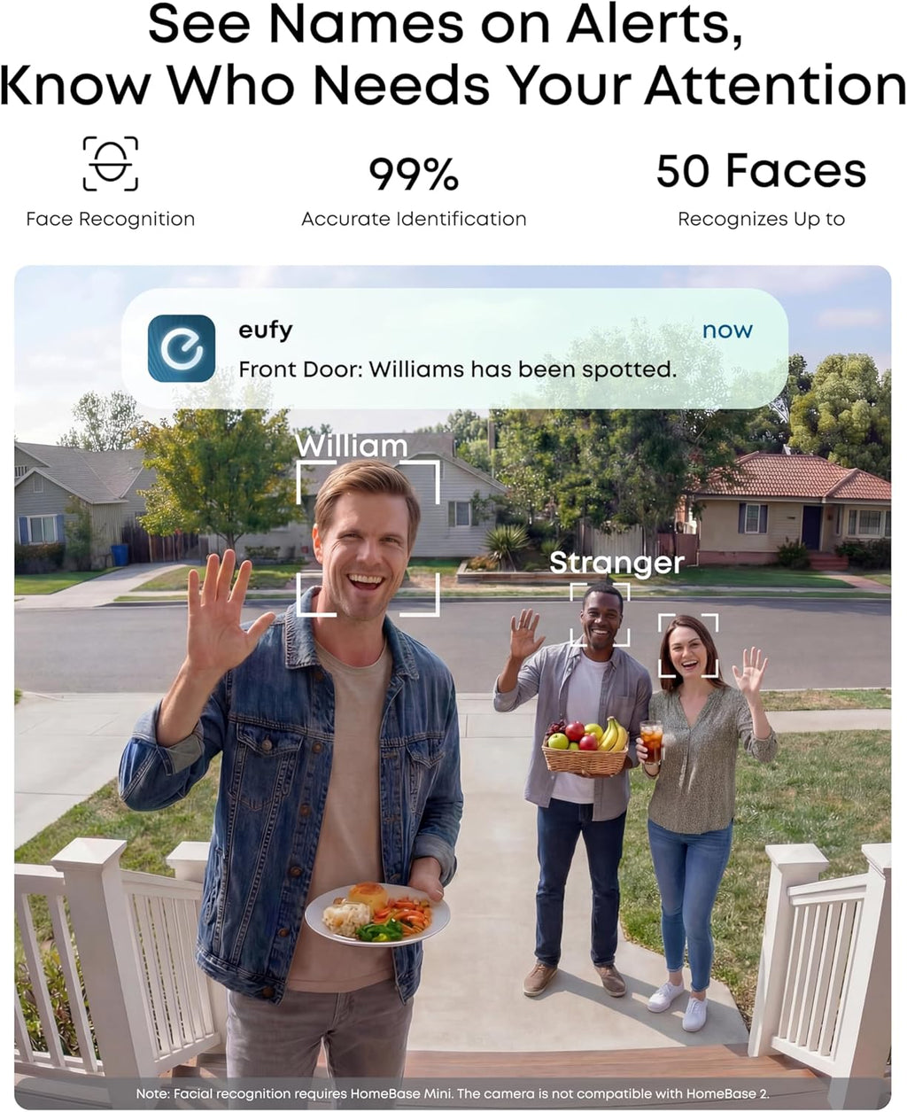 eufy Security eufyCam C37 4-Cam Kit, Security Cameras Wireless Outdoor, 360° AI Tracking with Pan and Tilt, 2K Solar Cameras, HomeBase Mini, Facial Recognition, No Monthly Fee, Color Night Vision