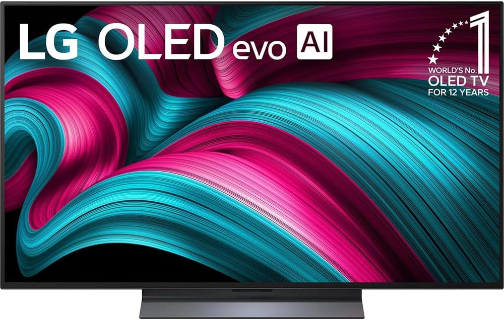 LG OLED48C5PUA 48" C5 OLED evo 4K UHD webOS TV 2025 Bundle with CPS Exclusive 26 Month Protection, 2X HDMI Cable, Wall Mount, Surge Adapter & Deco Gear Complete Home Theater Beginner's Guidebook