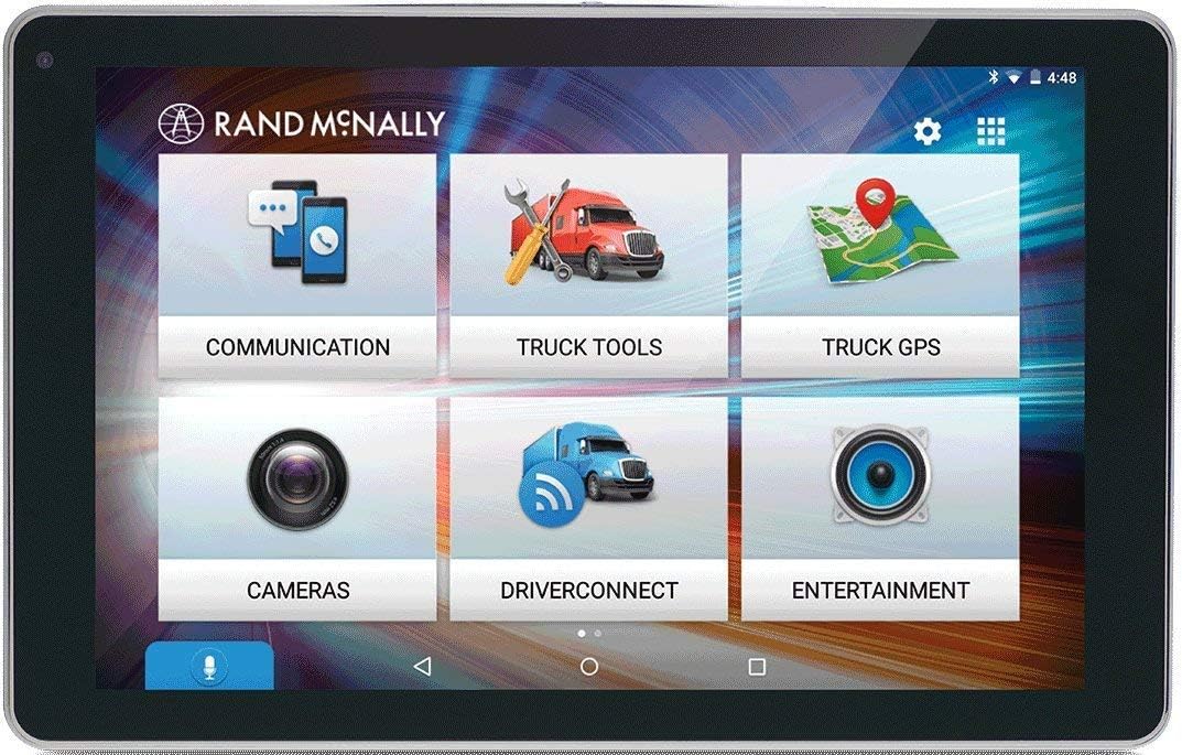 Rand McNally OverDryve 8 Pro 8in Truck GPS Tablet with Dash Cam and Bluetooth (Renewed)