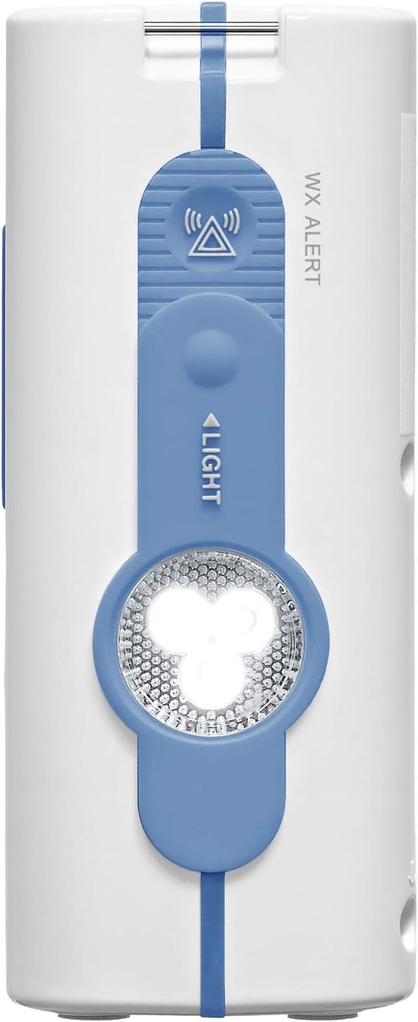 Sangean H202 AM/FM Weather Alert Waterproof Shower Radio, White
