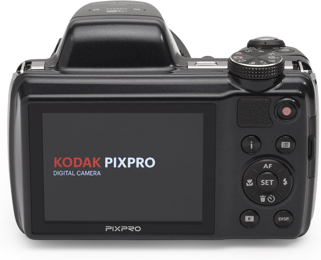 Kodak PIXPRO Astro Zoom AZ528-BK 16 MP Digital Camera with 52x Optical Zoom 24mm Wide Angle Lens 6 fps Burst Shooting 1080P Full HD Video Wi-Fi Connectivity and a 3" LCD Screen (Black)