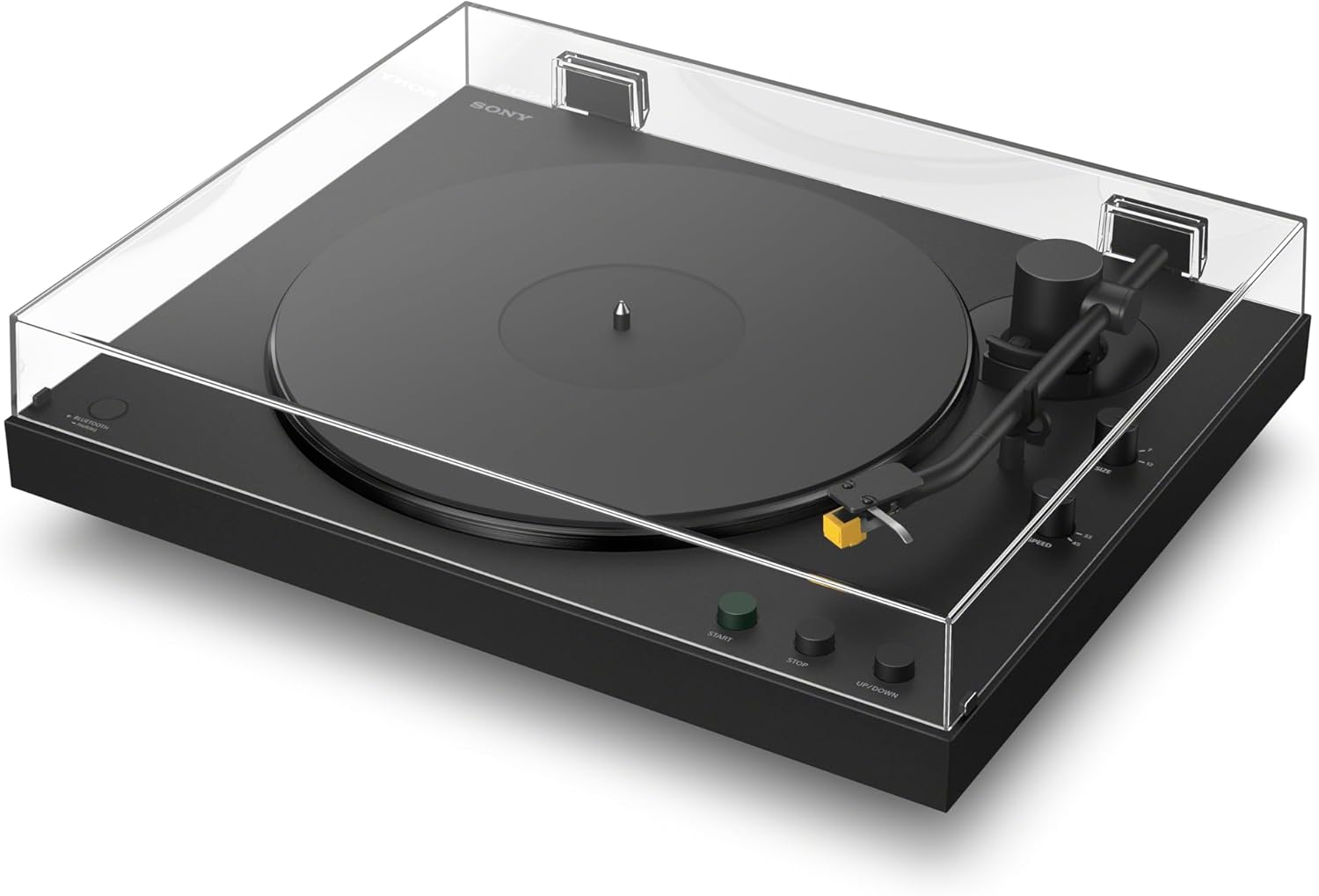 Sony PS-LX5BT Premium Wireless Bluetooth Turntable (2026 Model) : Fully Automatic Belt Drive Vinyl Record Player with Built-in Phono EQ and Included Audio Cable, Black