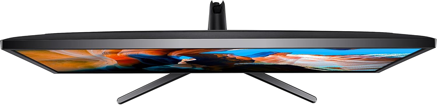SAMSUNG 32" UJ59 Series 4K UHD (3840x2160) Computer Monitor,VA Panel, HDMI, Display Port, Eye Saver/Flicker Free Mode, FreeSync, LU32J590UQNXZA, Black