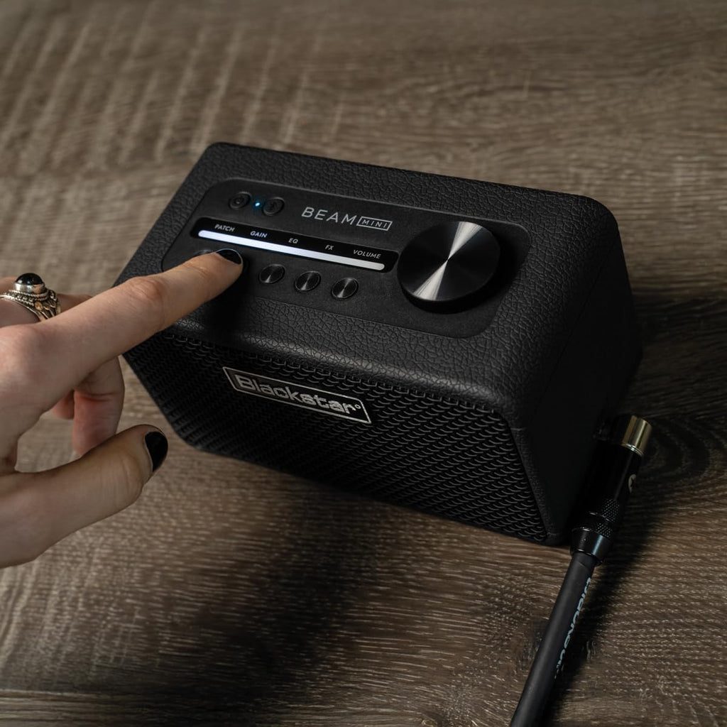 Blackstar Beam Mini Portable Guitar Amp w/NAM Compatibility, 17 Models, 35+ Effects, USB-C, and Bluetooth