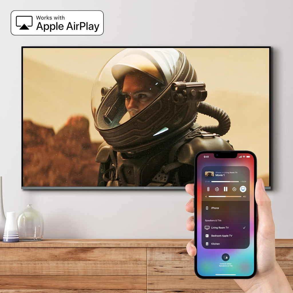 Panasonic W70 Series (2025 Model) 70" LED 4K Ultra HD Smart Fire TV, Press & Ask Alexa, Apple AirPlay, HDR10+, HDMI 2.1, and Bluetooth Support - 70W70BP