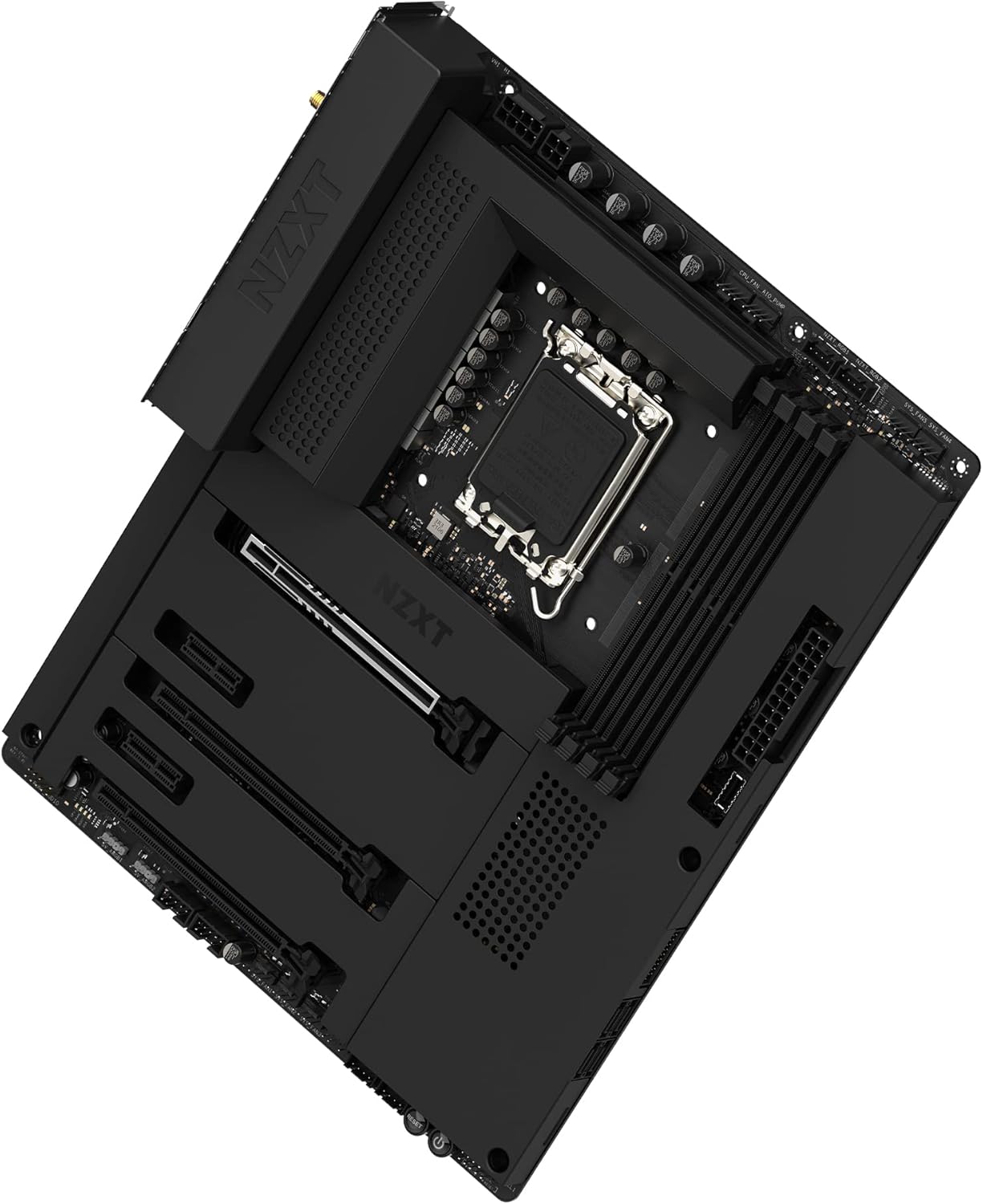 NZXT N7 Z790 Motherboard - N7-Z79XT-B1 - Intel Z790 chipset (Supports 12th &13th Gen CPUs) - ATX Gaming Motherboard - Integrated I/O Shield - WiFi 6E connectivity - Bluetooth - Black (Renewed)
