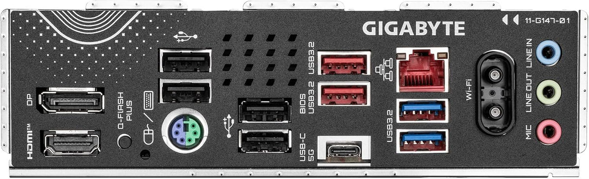 GIGABYTE B650E Eagle WIFI6E AMD AM5 ATX Motherboard, Supports Ryzen 9000/8000/7000 Series, DDR5, 8+2+2 Power Phase, 3X M.2, PCIe 5.0, USB-C 3.2 Gen 1, Wi-Fi 6E, 2.5GbE, Q-Flash, EZ-Latch, RGB Fusion