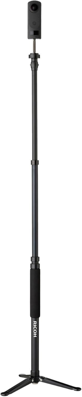 Ricoh Theta Stand TD-1 : Compact Stable and Versatile monopod Stand that is Compatible with All Theta Models. (910821)