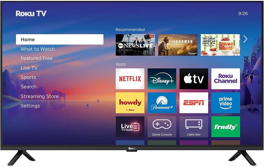 Roku 40 Inch Class Select Series 1080p Full HD Smart TV WiFi LED Display Voice Remote Streaming Apps Included HDMI Cable Streaming Bundle 12 Month CPS Warranty Television