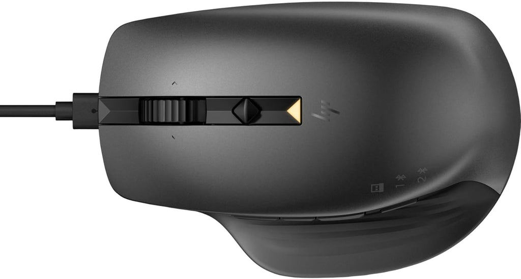 HP 935 Creator Wireless Mouse for Business - Wireless - Bluetooth - Black - USB Type A - Scroll Wheel - 7 Button(s) - 7 Programmable Button(s)