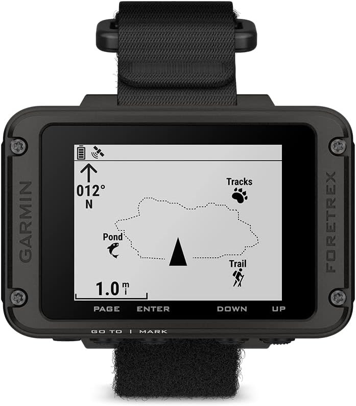 Garmin Foretrex 801, Wrist-Mounted GPS Navigation, Upgraded Multi-Band GNSS, Longer Battery Life