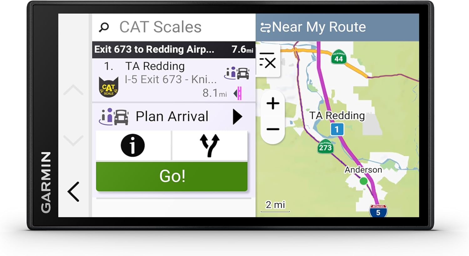 Garmin dezl OTR620 GPS Truck Navigator with 6-Inch Touchscreen Display, 1280p Resolution, and Birdseye Direct Satellite Imagery Support (Black) (Renewed Premium)