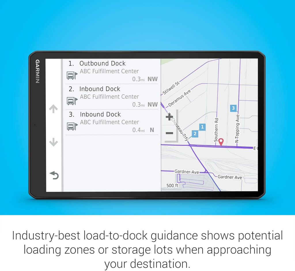 Garmin - dezl OTR800 8 inches GPS Truck Navigator - Black (Renewed)