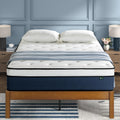 Zinus 14 Inch Cooling Comfort Support Hybrid Mattress New Version, Queen, Fiberglass Free, Medium Plush, Cooling Motion Isolation, Certified Safe Foams & Fabric, Mattress in A Box