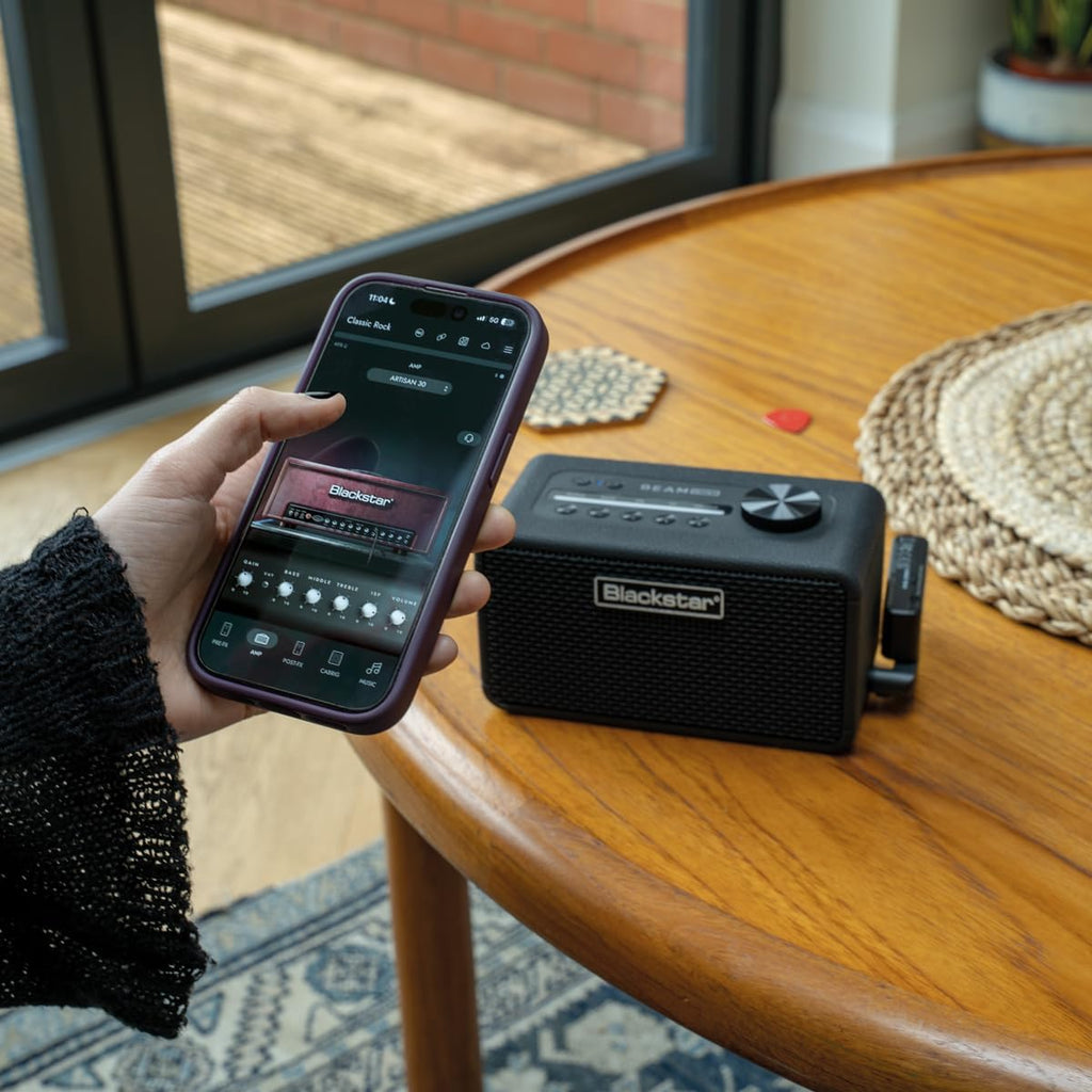Blackstar Beam Mini Portable Guitar Amp w/NAM Compatibility, 17 Models, 35+ Effects, USB-C, and Bluetooth