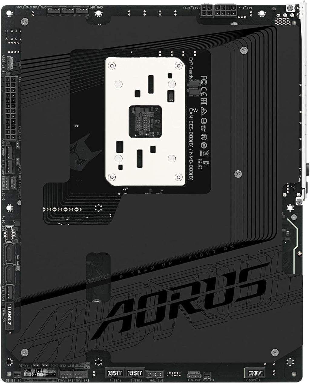 GIGABYTE B850 AORUS Stealth Reverse-Connect ATX Motherboard, Support AMD Socket AM5 Processors, DDR5, 14+2+2 Power Phase, 4X M.2, PCIe 5.0, USB-C, WIFI7, 5GbE LAN, EZ-Latch, 5-Year Warranty