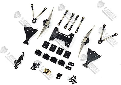 Lesu Metal Rear Dual Suspension 1/14 Tmy Rc Truck Trailer DIY Model Car