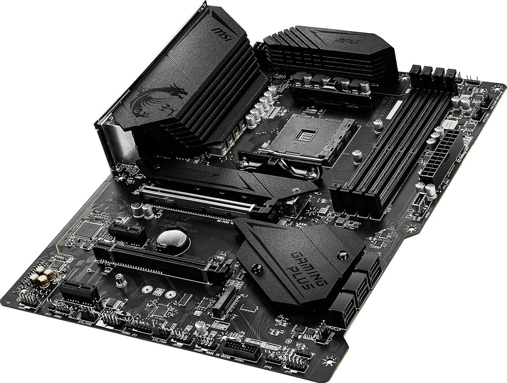 MSI MPG B550 GAMING PLUS Desktop Motherboard - AMD B550 Chipset - Socket AM4 - ATX
