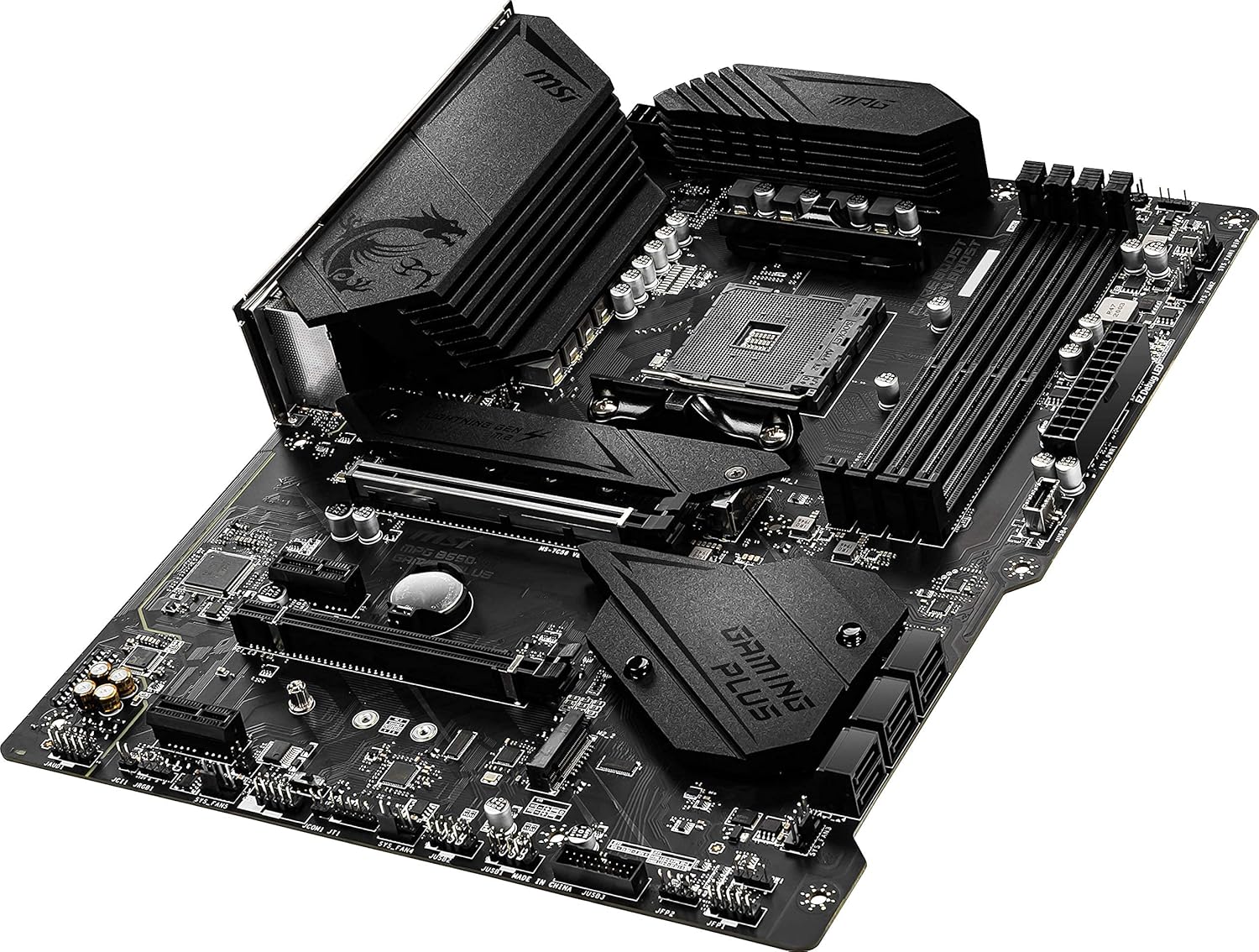 MSI MPG B550 GAMING PLUS Desktop Motherboard - AMD B550 Chipset - Socket AM4 - ATX