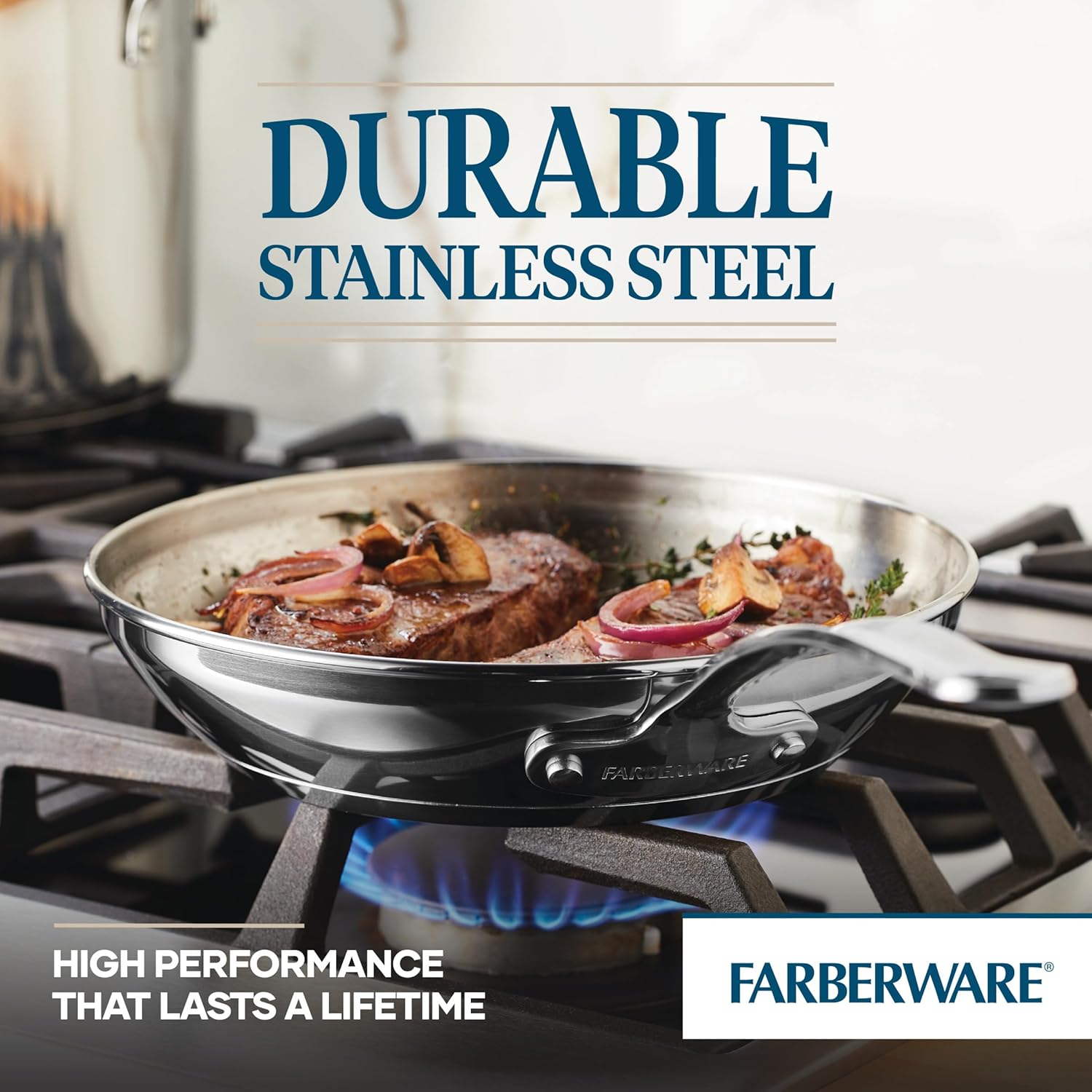 Farberware Millennium Stainless Steel 10-Piece Cookware Set